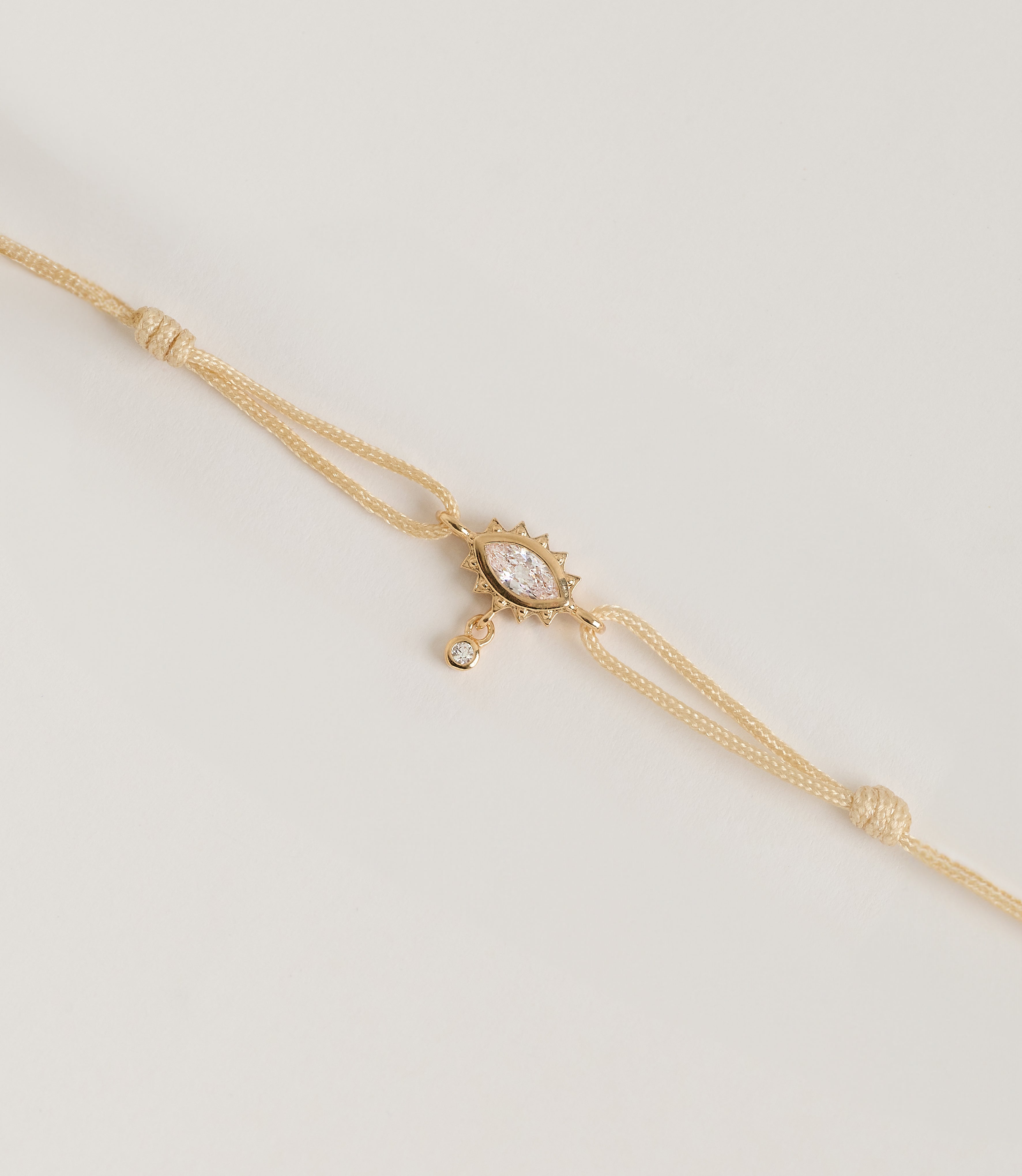 Bracelet cordon oeil