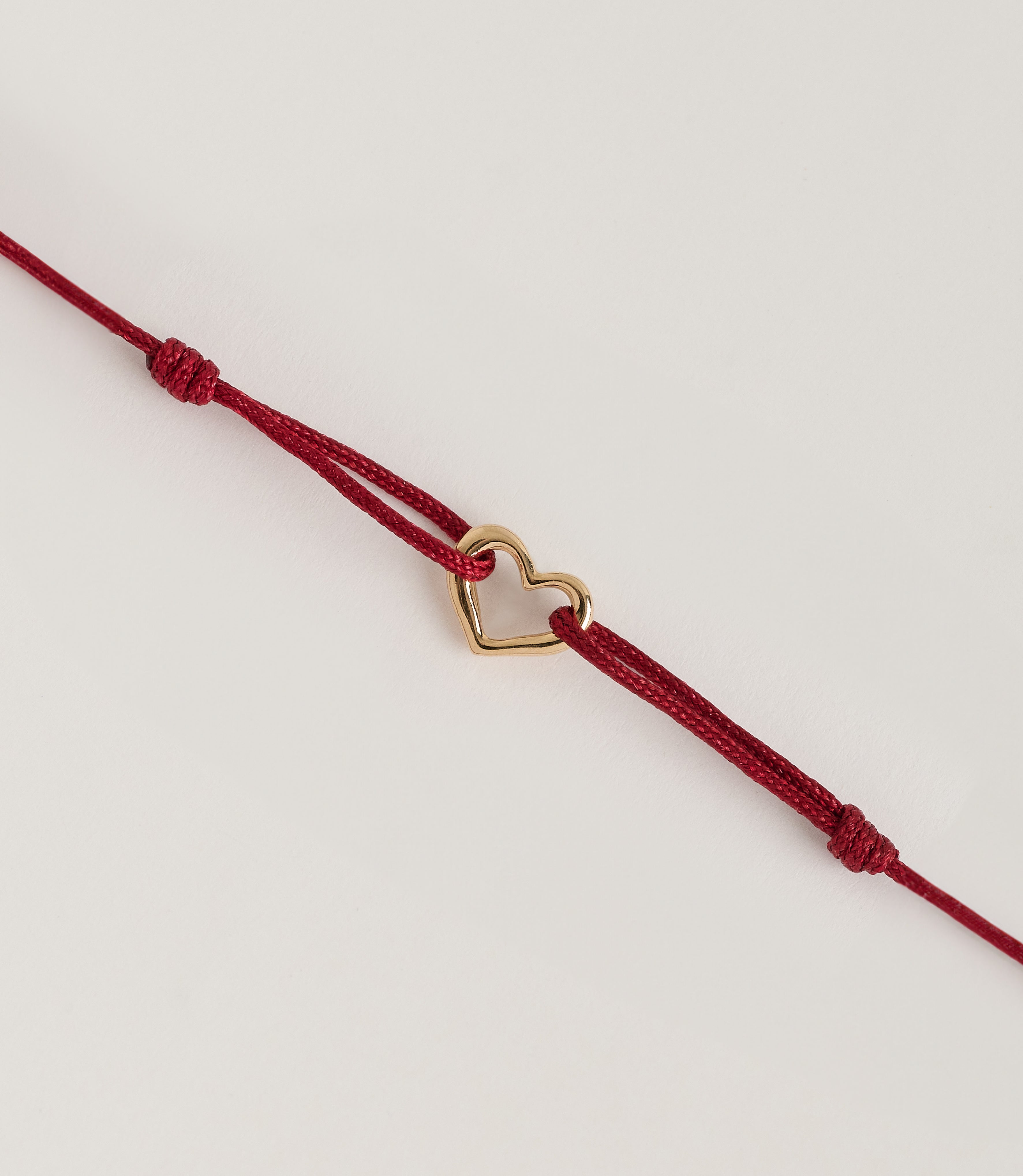 Bracelet cordon coeur