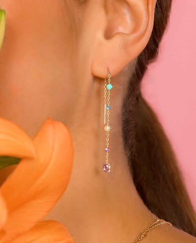 Boucles d'oreilles Dahlia