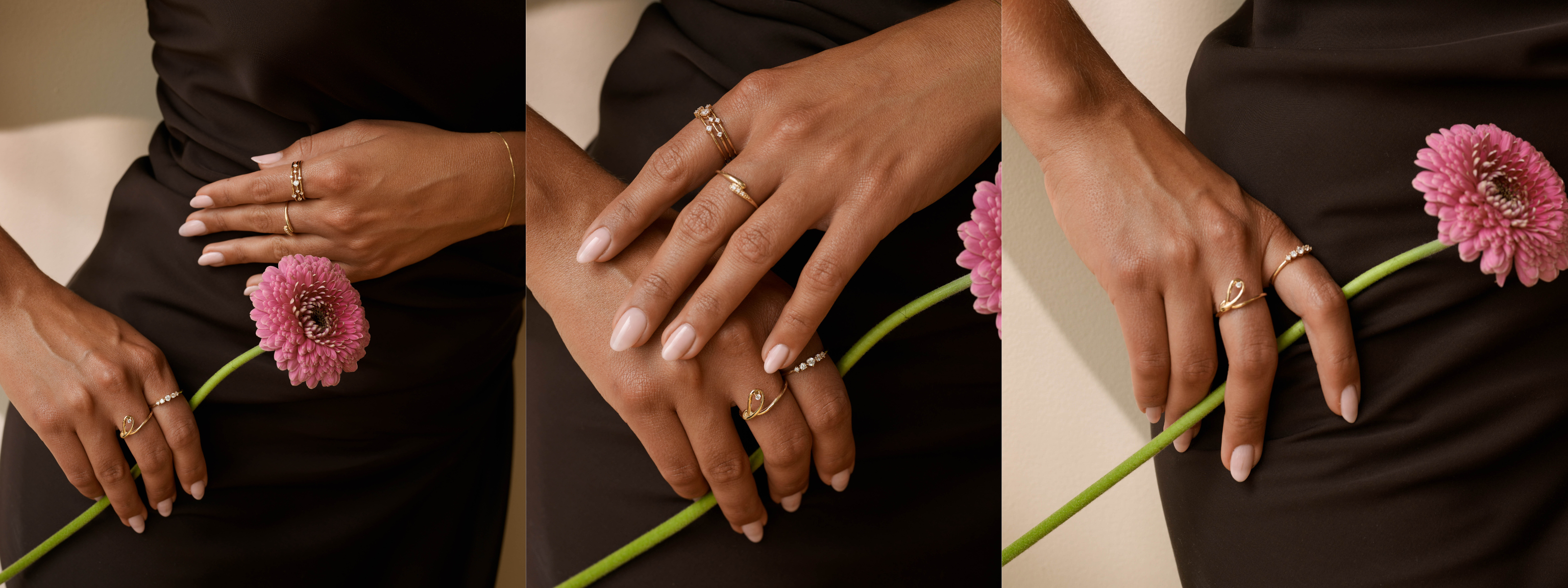 Bagues fantaisie plaqué or & argent