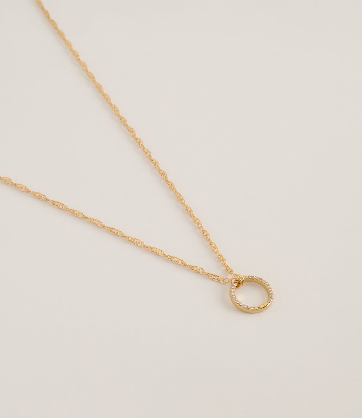 Collier clicker chaîne torsadée