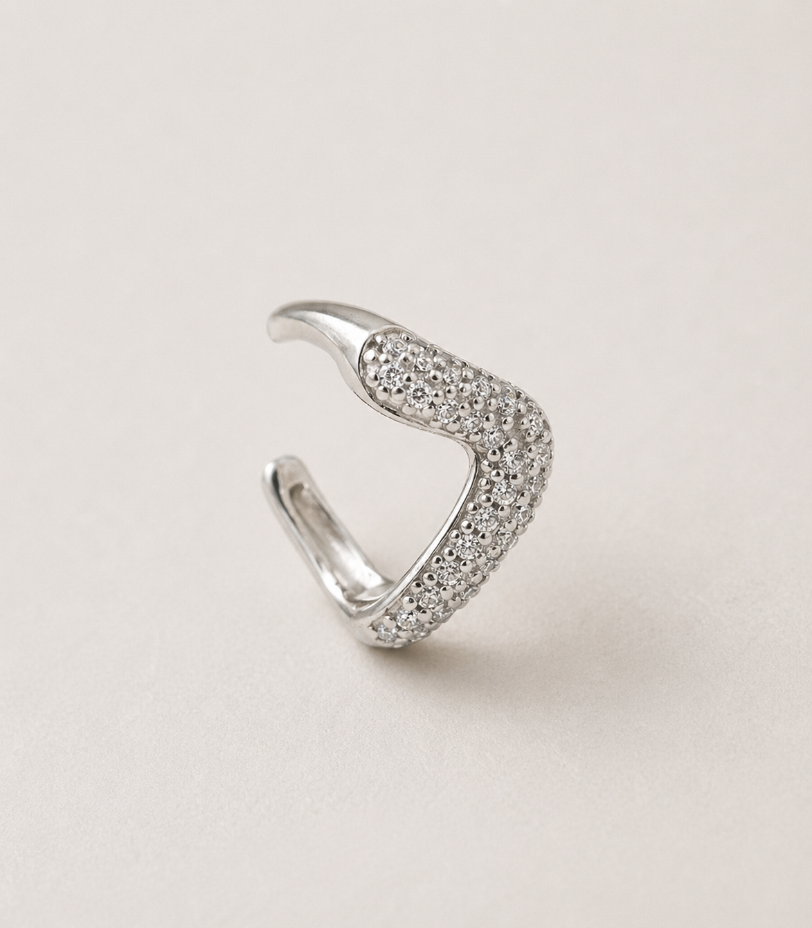 Bague d'oreille Waïna avec zircons